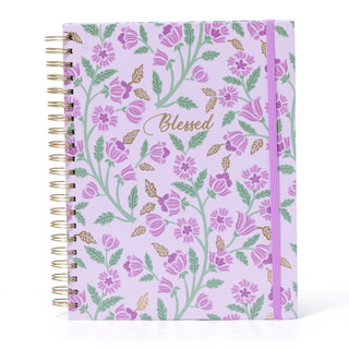 Thumbnail 1: Posh + Pop Floral Print Hardcover Notebook 