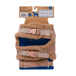 Thumbnail 2: Dearfoams Faux Fur Pet Harness & Leash Set  