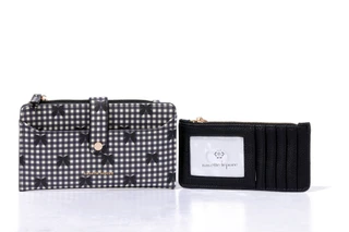 Thumbnail 1: Nanette Lepore 2 Pc Gingham Bow Wallet & Card Case 