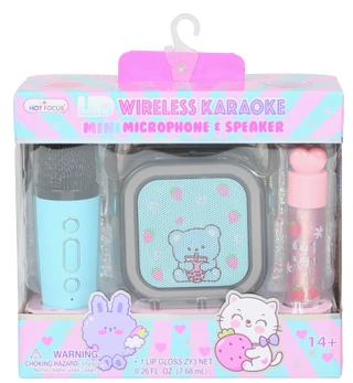 Thumbnail 2: HOT FOCUS Wireless Karoke Microphone & Speaker 