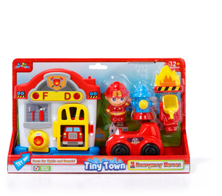 Thumbnail 1: Brooklyn Lollipop 6 Pc Tiny Town Lights & Sounds Emergency Heroes Play Set 