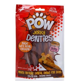 Thumbnail 1: Pow  3.52 oz Chicken Jerky Denties 