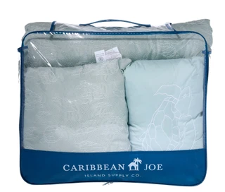 Thumbnail 2: Caribbean Joe Queen Size 5 Pc Turtle Comforter Set 