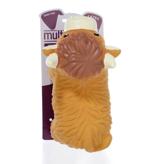 Thumbnail 2: Multipet Latex Highland Cow Dog Toy 