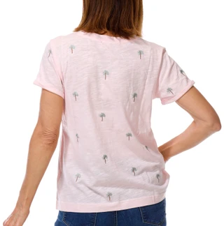 Thumbnail 2: Philosophy Women's Short Sleeve Embroidered Palm Tee 