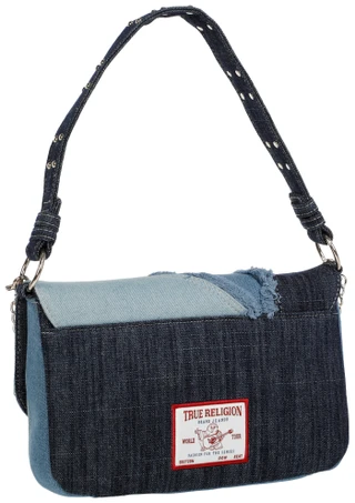 Thumbnail 2: True Religion Denim Horseshoe Flap Shoulder Bag 