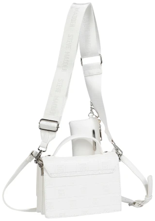 Thumbnail 3: Steve Madden Tessa Tote Flap Crossbody Bag w/ Straps and Change Bag  