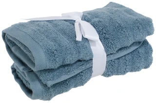Thumbnail 2: SHABBY CHIC 2 Pk Wave Zero Twist Hand Towels  