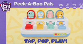 Thumbnail 2: ITSY TOTS Peek-A-Boo Pals Tap Pop & Play Toy  
