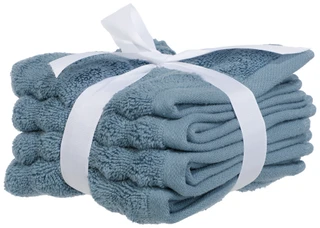 Thumbnail 2: SHABBY CHIC 4 Pk Wave Zero Twist Washcloths  
