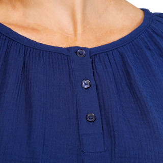 Thumbnail 3: Lands End Women's Short Sleeve Scoop Peasant Top 