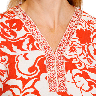 Thumbnail 2: Kaktus Couture Petite Sleeveless Novelty Trim Top 