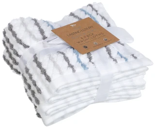 Thumbnail 1: Cotton Valley Home 4 Pk Quick Drying Zero Twist Cotton Washcloths  