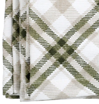 Thumbnail 2: True Religion 3 Pk Andres Plaid Kitchen Towels  