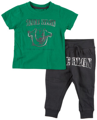 Thumbnail 1: True Religion Baby Boys 2 Pc Knit Pants Set 