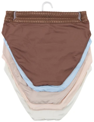 Thumbnail 2: Rene Rofe Women's 5 Pk Hi-Cut Panties Set 