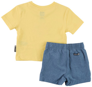 Thumbnail 2: Quiksilver Baby Boys 2 Pc Octopus Shorts Print Set 