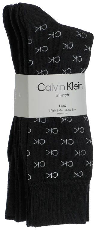 Thumbnail 1: Calvin Klein 4 Pk Men's Stretch Crew Socks 