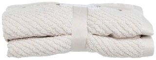 Thumbnail 2: BLOSSOM 2 Pk Mini Cross Rib Textured Hand Towels  