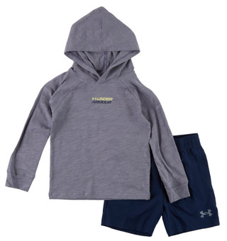 Thumbnail 1: Under Armour Little Boy's 2 Pc Long Sleeve Hoodie Short Set  