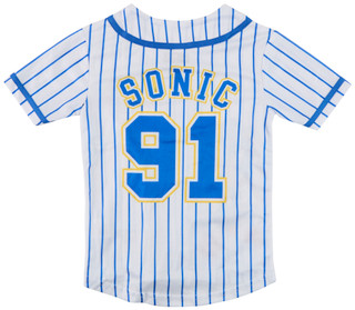 Thumbnail 2: Sonic The Hedgehog Little Boys Short Sleeve Sonic Baseball Jersey 