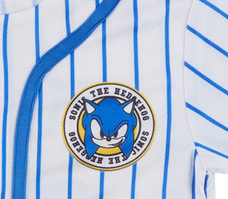 Thumbnail 3: Sonic The Hedgehog Little Boys Short Sleeve Sonic Baseball Jersey 