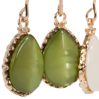 Thumbnail 2: Nicole Miller Women's 3 Pk Gold Teardrop Drop Earrings 