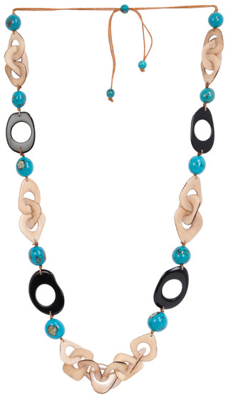 Thumbnail 1: TAGUA Women's Aranza Turquoise Beaded Necklace 