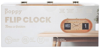 Thumbnail 2: Poppy Battery Operated Retro Flip Button Flip Clock  
