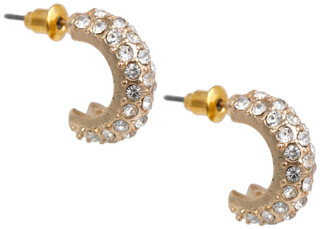 Thumbnail 2: Noir Women's 3 Pk Chunky Huggie Hoop Earrings 