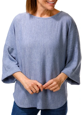Thumbnail 1: MAX STUDIO Women's 3/4 Sleeve Boat Neck Dolman Top 