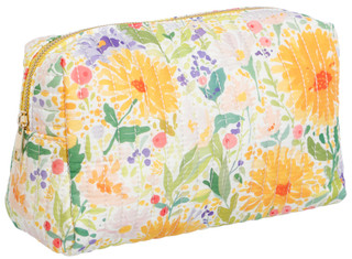 Thumbnail 1: BLUSH CRUSH Floral Print Cosmetic Bag  