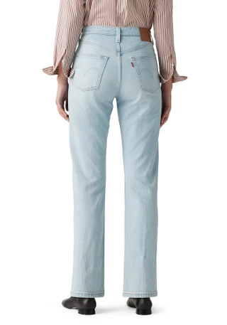 Thumbnail 4: Levi's Junior's Light Wash 501 Straight Leg Jeans 