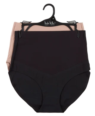 Thumbnail 1: Nicole Miller Women's 2 Pk Seamless Shapewear Briefs  