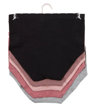 Thumbnail 2: Laura Ashley Women's 5 Pk Seamless Brief Panties  