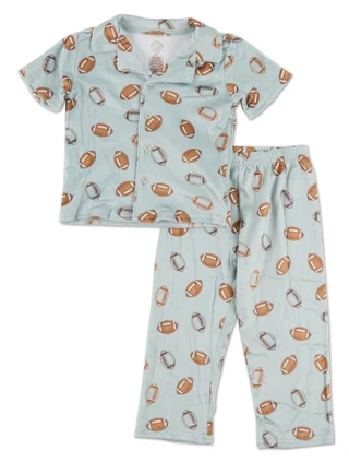 Thumbnail 1: Rugged Bear Toddler Boys 2 Pc Printed Pajama Pants Set 
