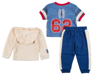 Thumbnail 2: Marvel Toddler Boys 3 Pc Character Jogger Set 
