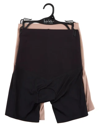 Thumbnail 1: Nicole Miller Women's 2 Pk High Waist Shapewear Shorts  