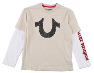 Thumbnail 1: True Religion Big Boys Long Sleeve Graphic Tee 