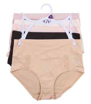 Thumbnail 1: Gloria Vanderbuilt Women's 5 Pk Microfiber Brief Panties  