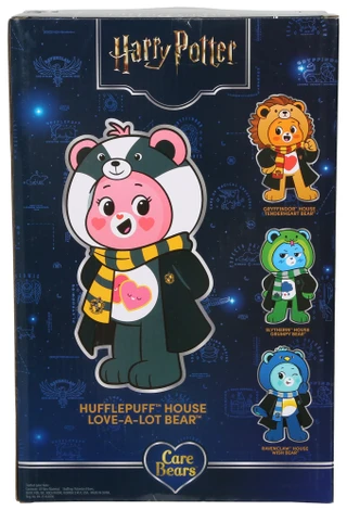 Thumbnail 2: Basic Fun! Harry Potter x Care Bears - Hufflepuff House Love-A-Lot Bear 