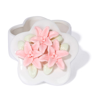 Thumbnail 2: CONCEPTS IN TIME Flower-Shaped Decorative Storage Box - 5" x 4" 