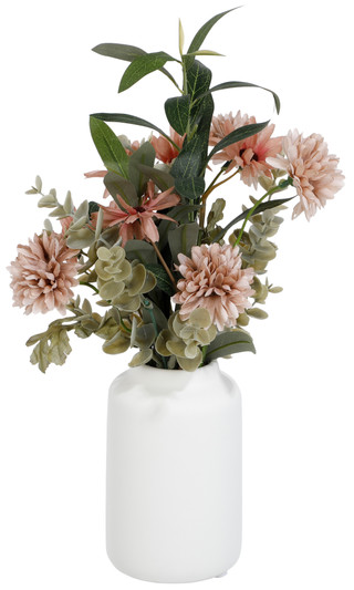 Thumbnail 1: Home For The Harvest  13.75 In Artificial Floral Arrangement w/ 5.5 In Vase 