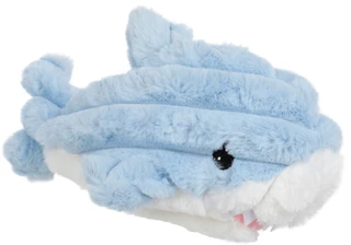Thumbnail 1: Smoochy Pet Pals 12 In Plush Ultra Soft Shark Squeaker Crinkle Pet Toy 
