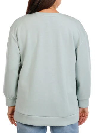 Thumbnail 2: MAGASCHONI Women's Plus Long Sleeve Scuba Solid Top  