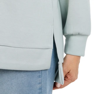 Thumbnail 3: MAGASCHONI Women's Plus Long Sleeve Scuba Solid Top  