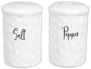 Thumbnail 2: SUNSET VISTA DESIGNS Hammered Texture Salt & Pepper Shaker Set  
