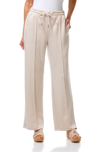 Thumbnail 1: MAGASCHONI Women's Pull On Straight Leg Pintuck Pants 