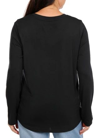 Thumbnail 3: Thread & Supply Women's Plus Long Sleeve Solid Top 