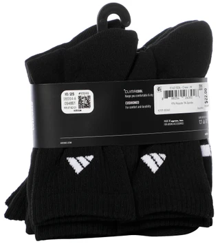 Thumbnail 3: Adidas Women's 6-Pk Classic Cushioned 3 Stripe Crew Socks 